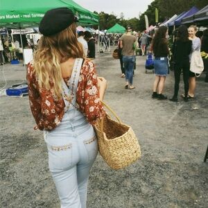 Spell & the Gypsy Collective • Gypsy Dancer Top Maple XS Floral Tassel Ties